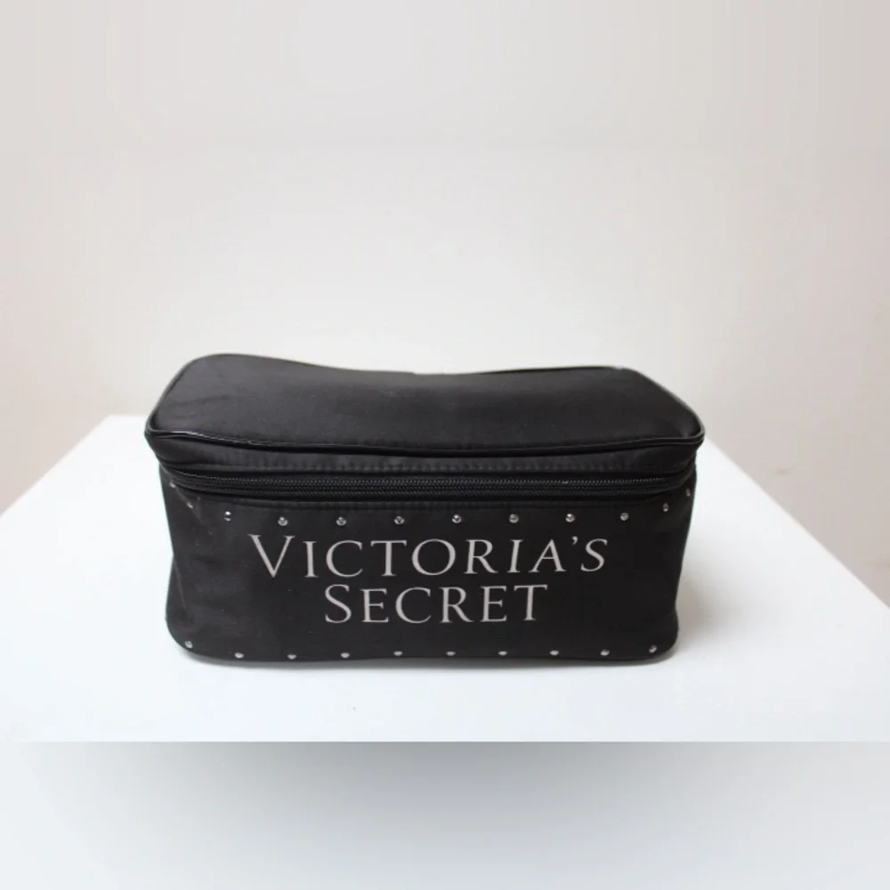 Victoria's Secret Black Bling Case Makeup Bag